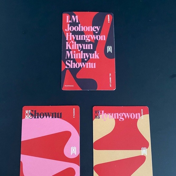 KPOP MONSTA X - SHOWNU AND HYUNGWON - PHOTOCARDS - Picture 5 of 5